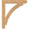 Ekena Millwork Thorton Craftsman Smooth Bracket, Western Red Cedar, 5 1/2"W x 42"D x 48"H BKT06X42X48THR04SWR - alternate 4